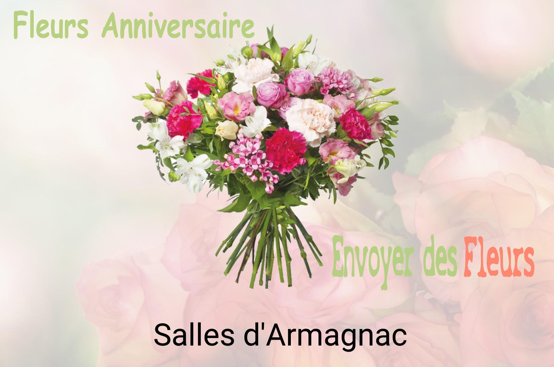 Bouquet de fleurs d’anniversaire livré à Salles-d'Armagnac